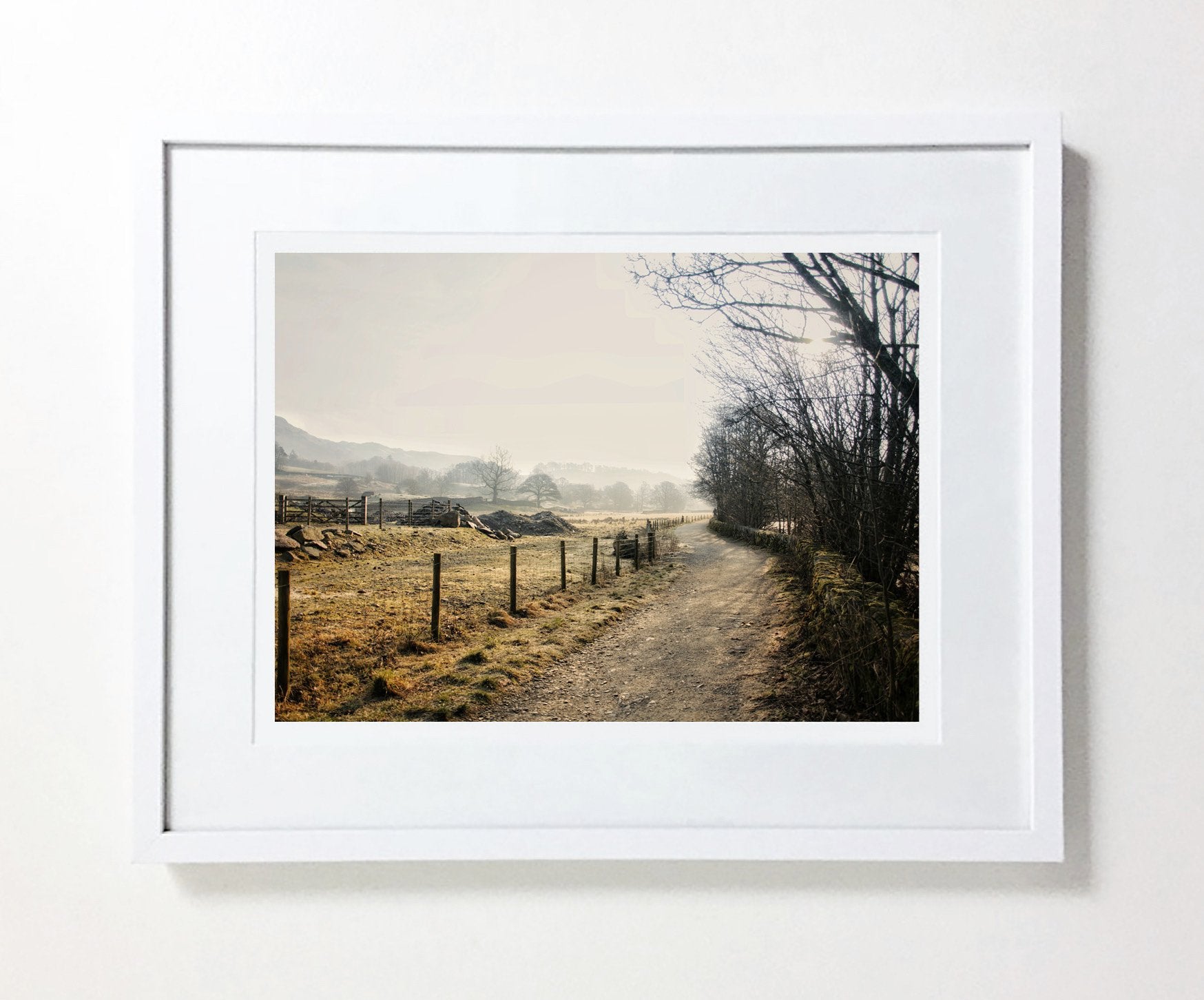 Path To Elterwater in Winter (Open Edition)