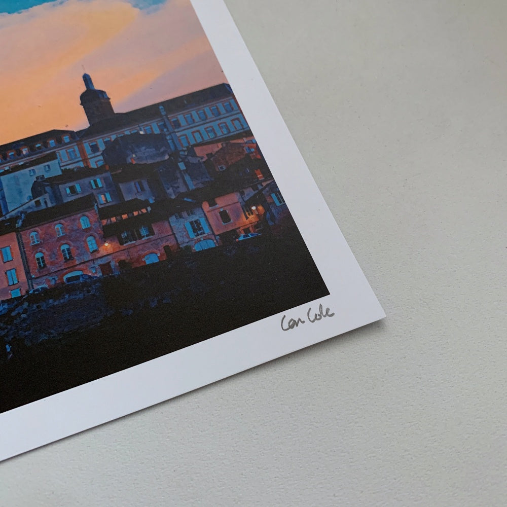 Albi Skyline at Night by Ian Cole (Limited Edition)