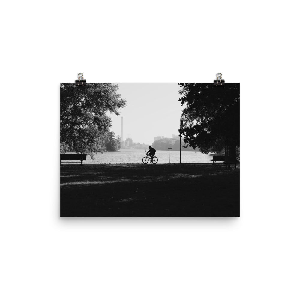 Cyclist in Berlin (Open Edition)