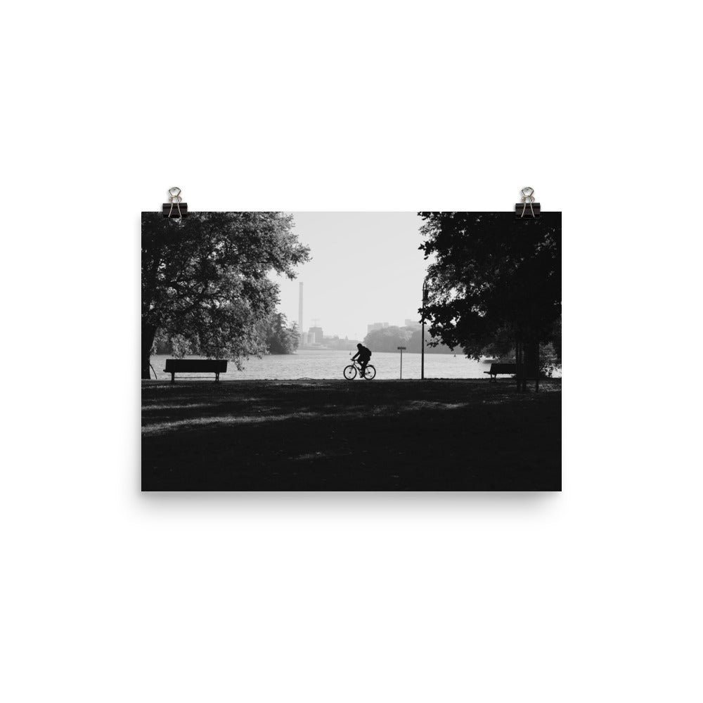 Cyclist in Berlin (Open Edition)