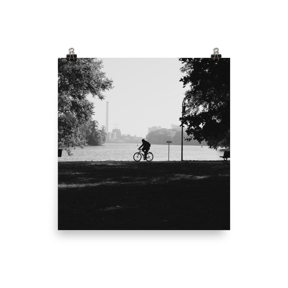 Cyclist in Berlin (Open Edition)