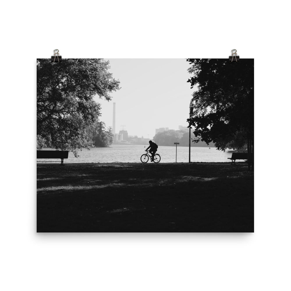 Cyclist in Berlin (Open Edition)