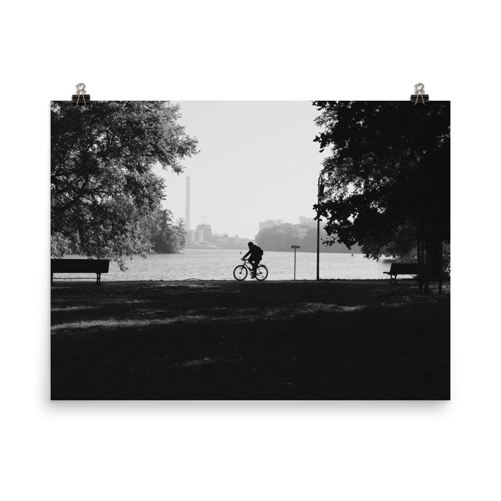Cyclist in Berlin (Open Edition)