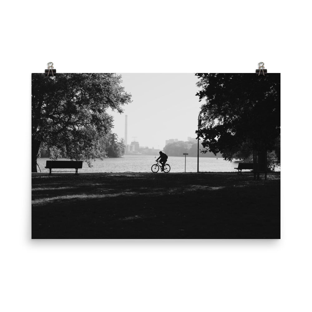 Cyclist in Berlin (Open Edition)