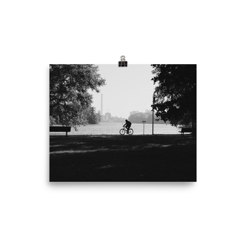 Cyclist in Berlin (Open Edition)