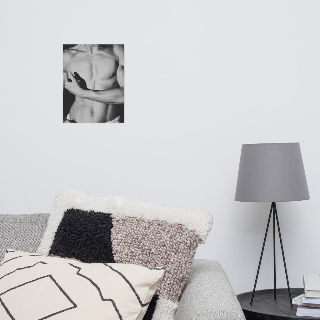 Nude Study: Flexing #1 (Poster)