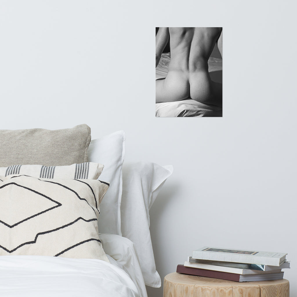 Nude Study: Seated (Poster)