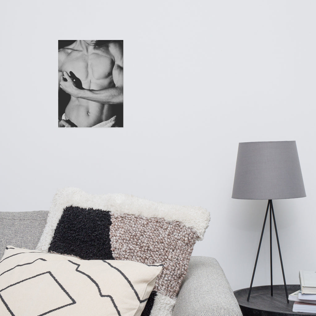 Nude Study: Flexing #1 (Poster)