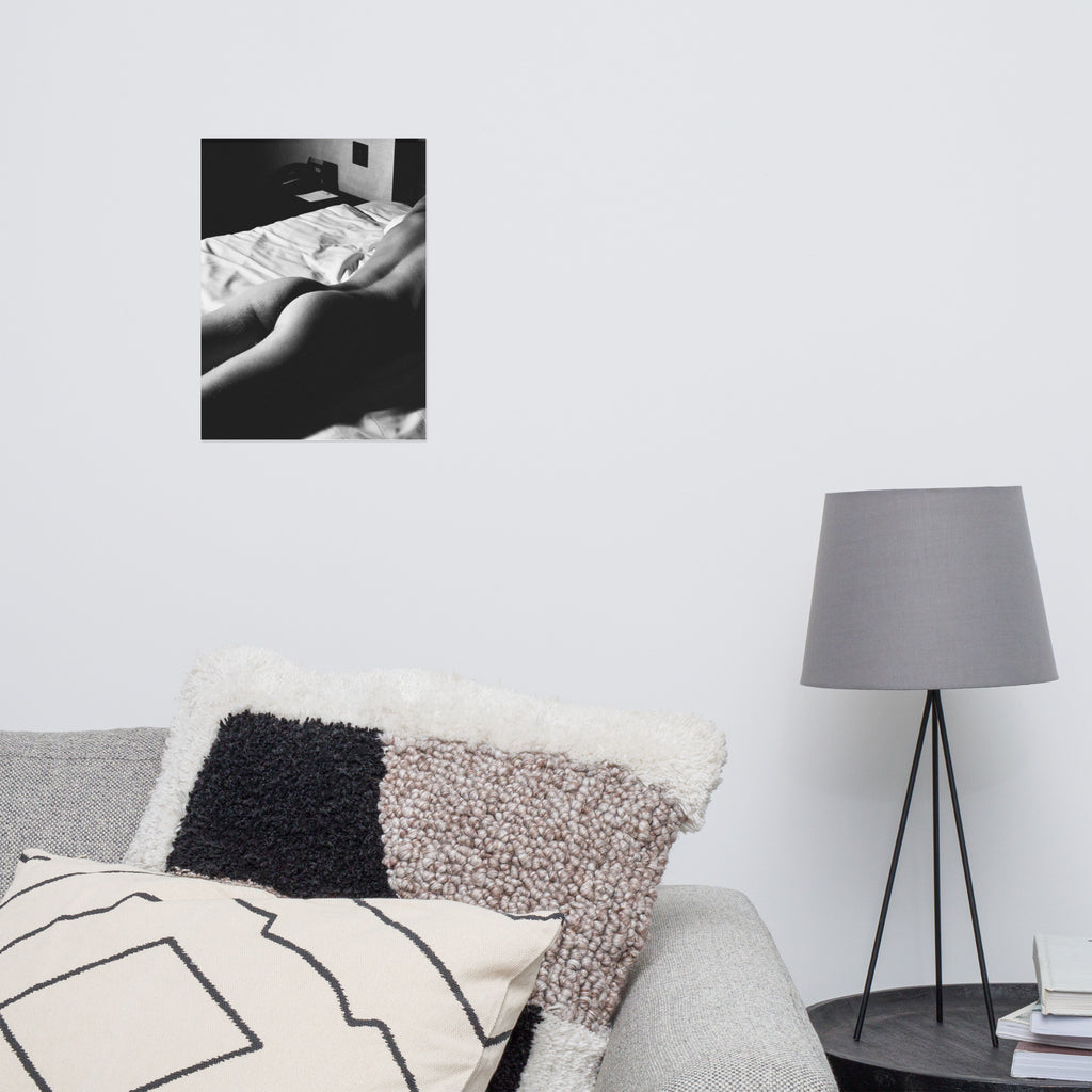 Nude Study: Face Down (Poster)