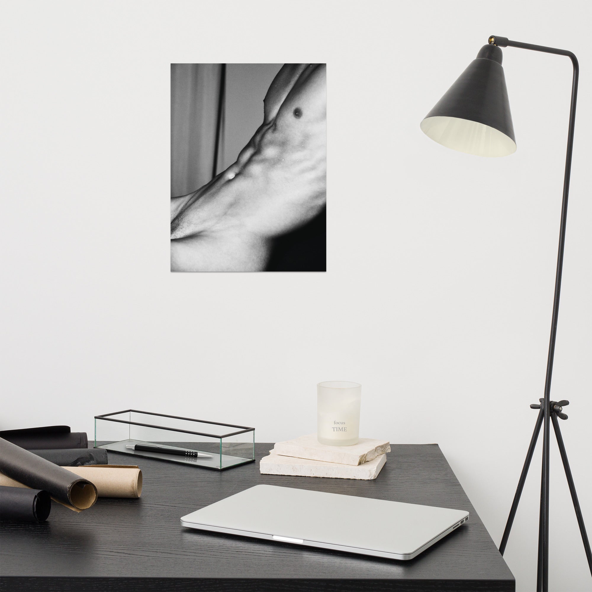 Nude Study: Male Torso #2 (Poster)
