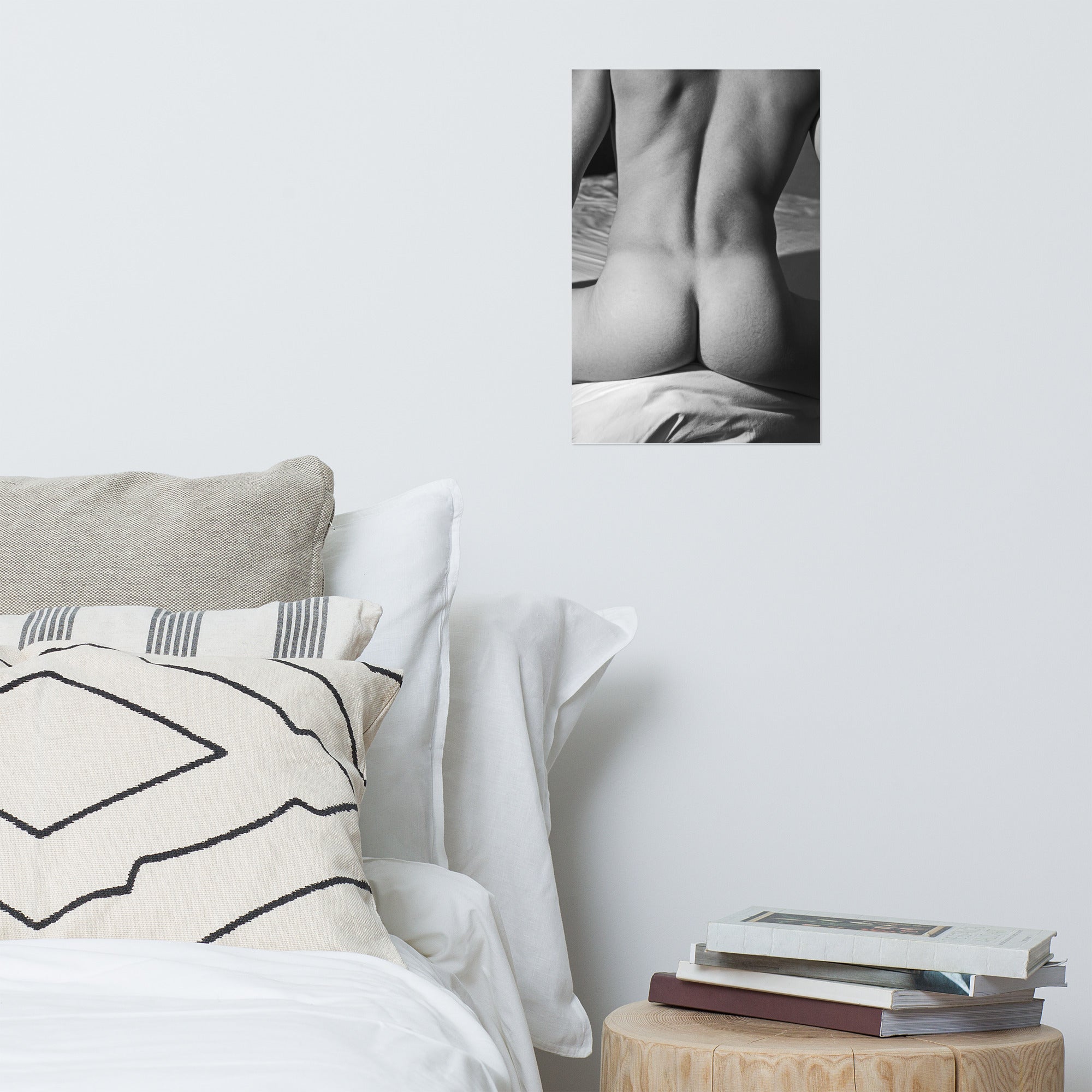Nude Study: Seated (Poster)