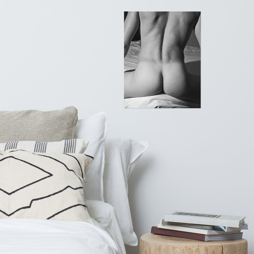 Nude Study: Seated (Poster)