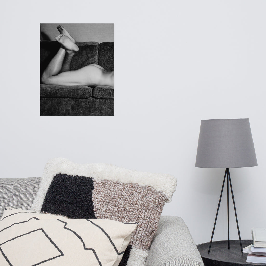 Nude Study: Sofa Bum (Poster)