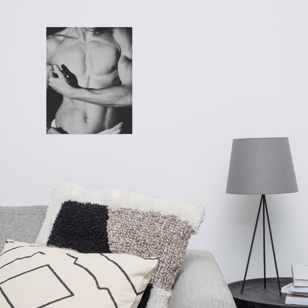 Nude Study: Flexing #1 (Poster)