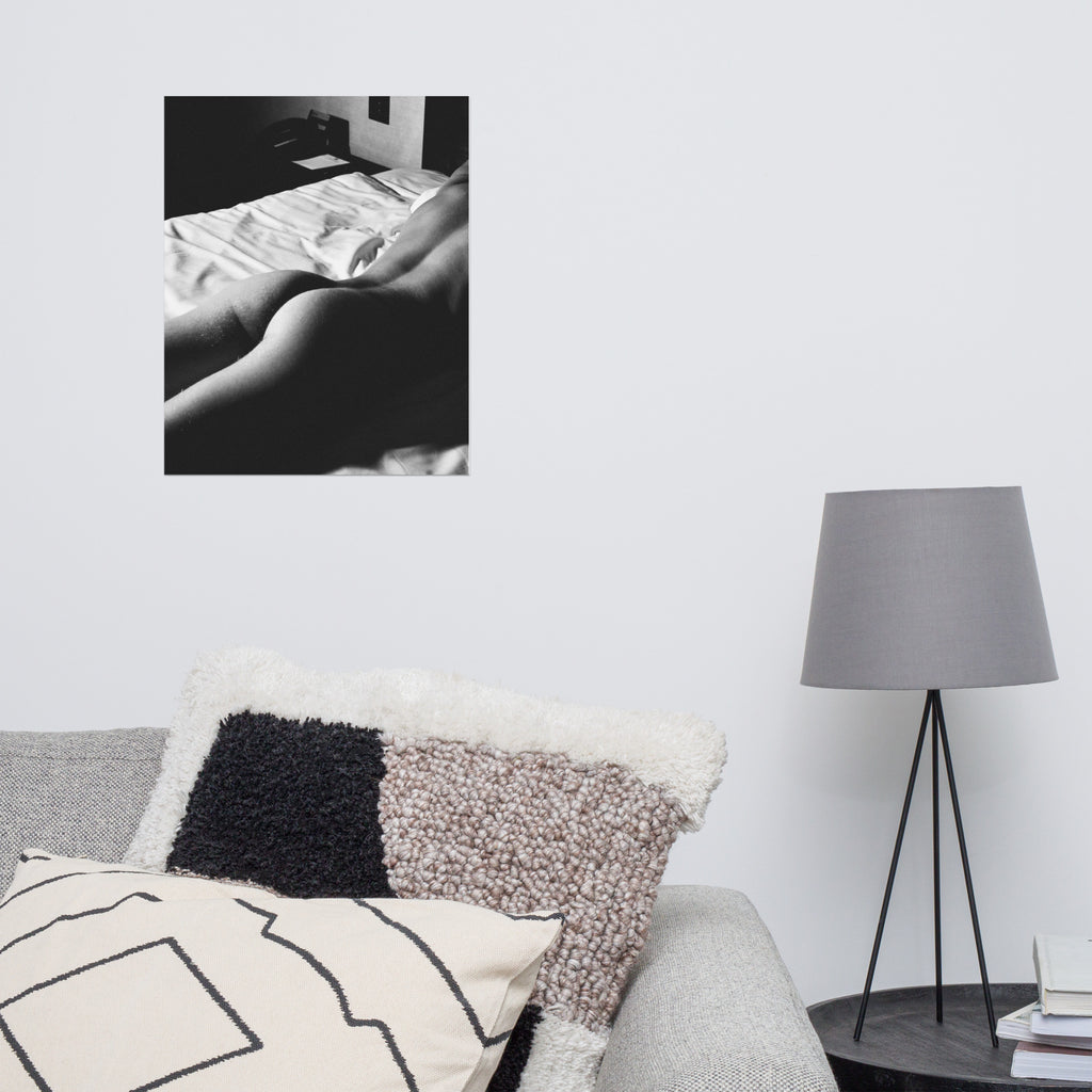 Nude Study: Face Down (Poster)