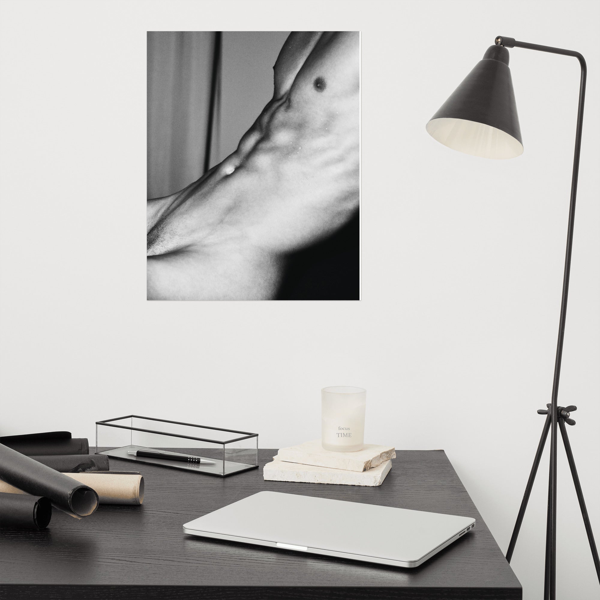 Nude Study: Male Torso #2 (Poster)