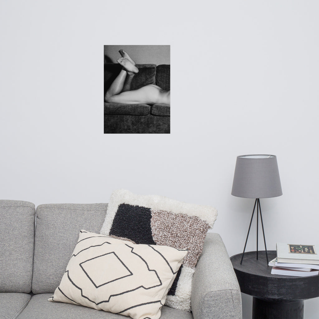 Nude Study: Sofa Bum (Poster)