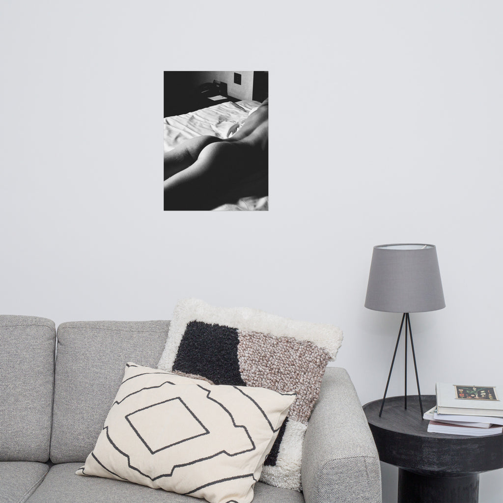 Nude Study: Face Down (Poster)