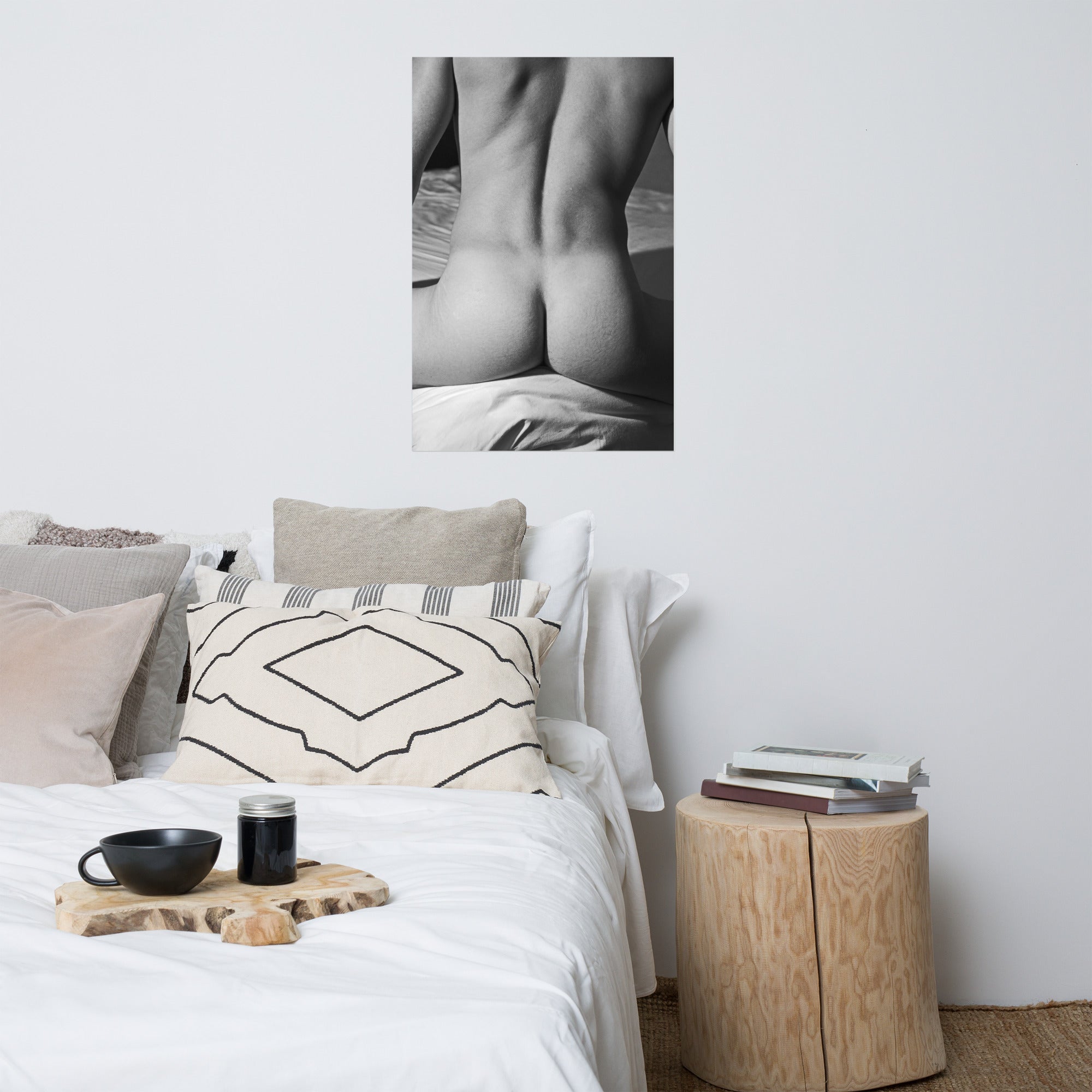 Nude Study: Seated (Poster)