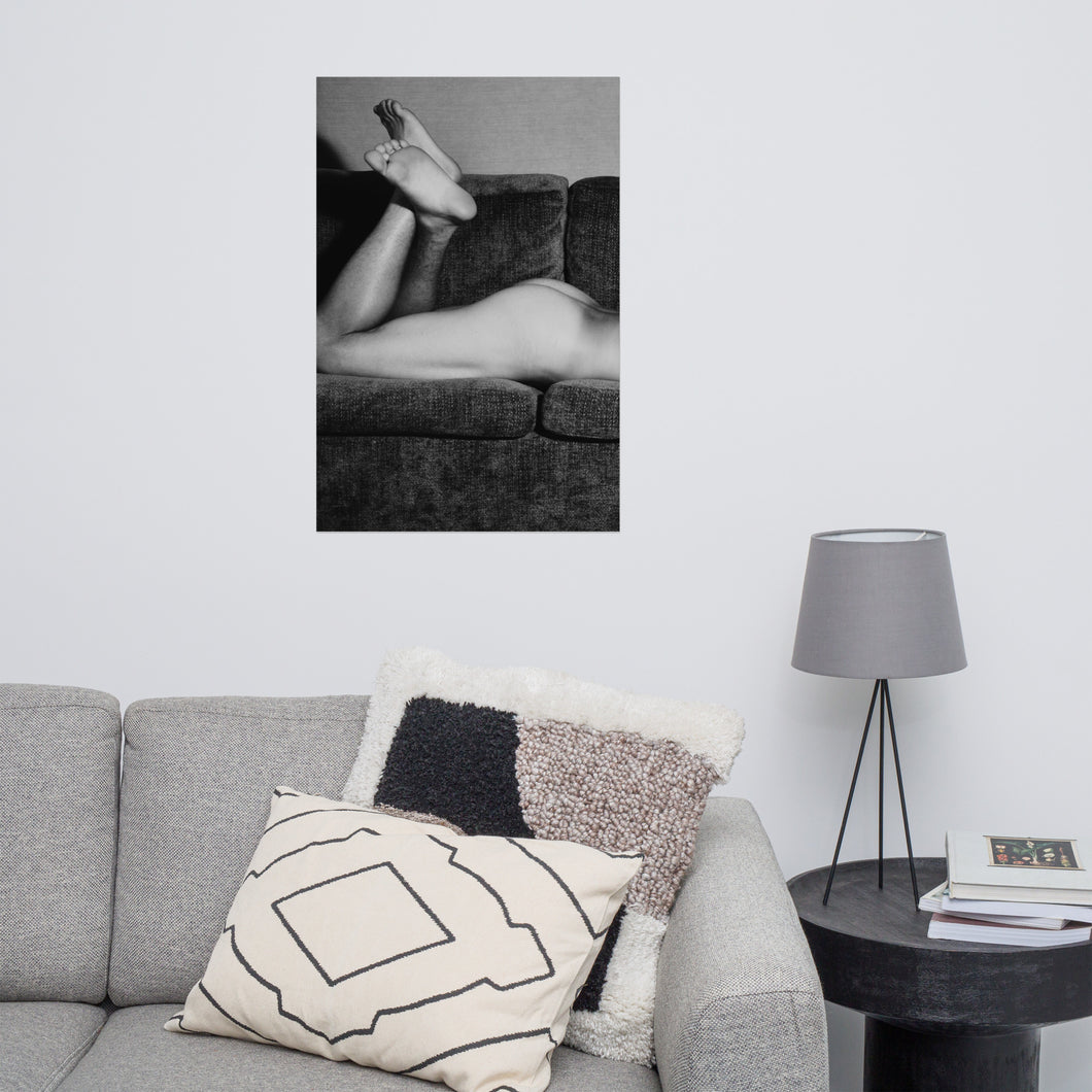 Nude Study: Sofa Bum (Poster)