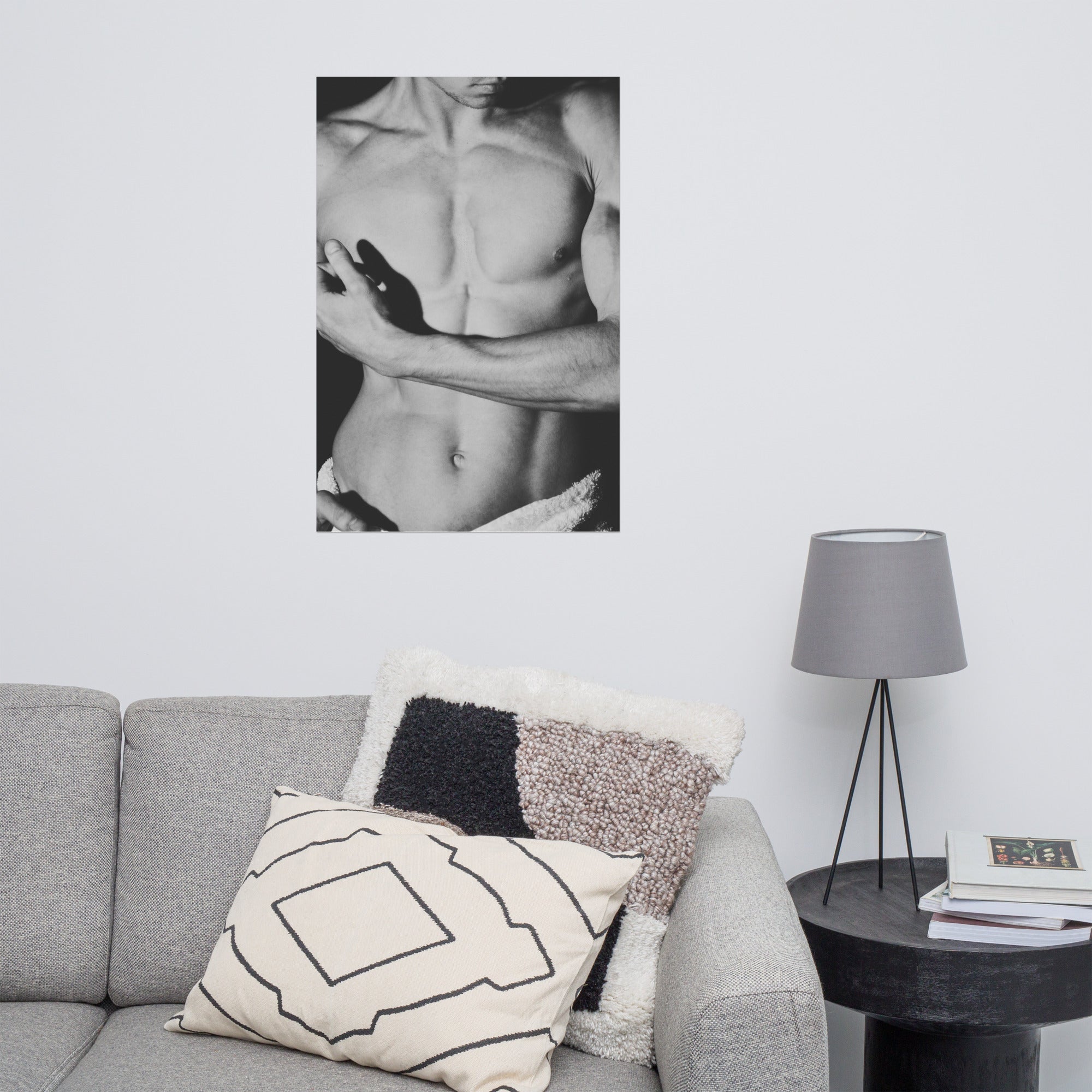 Nude Study: Flexing #1 (Poster)