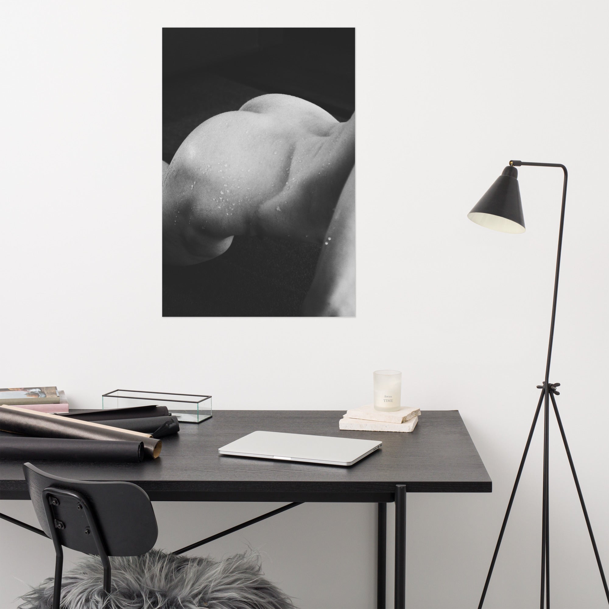 Nude Study: Push Up (Poster)