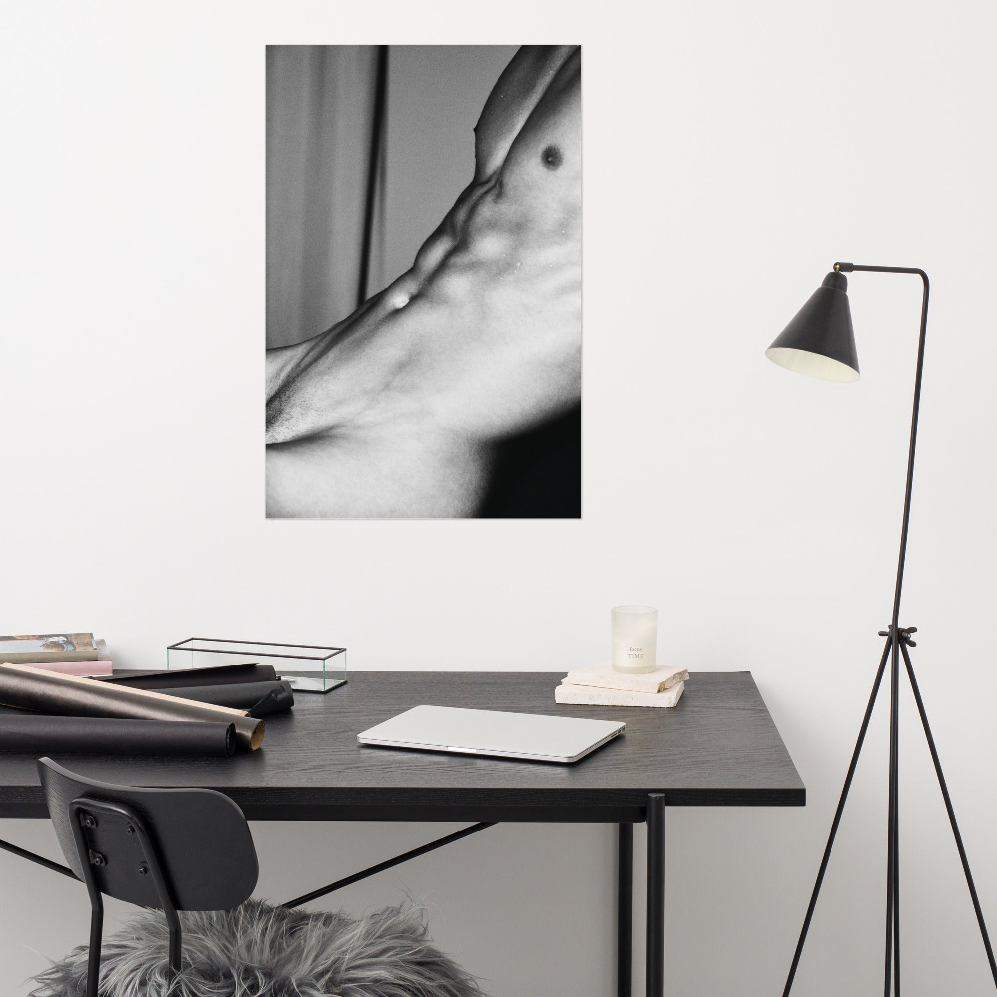 Nude Study: Male Torso #2 (Poster)