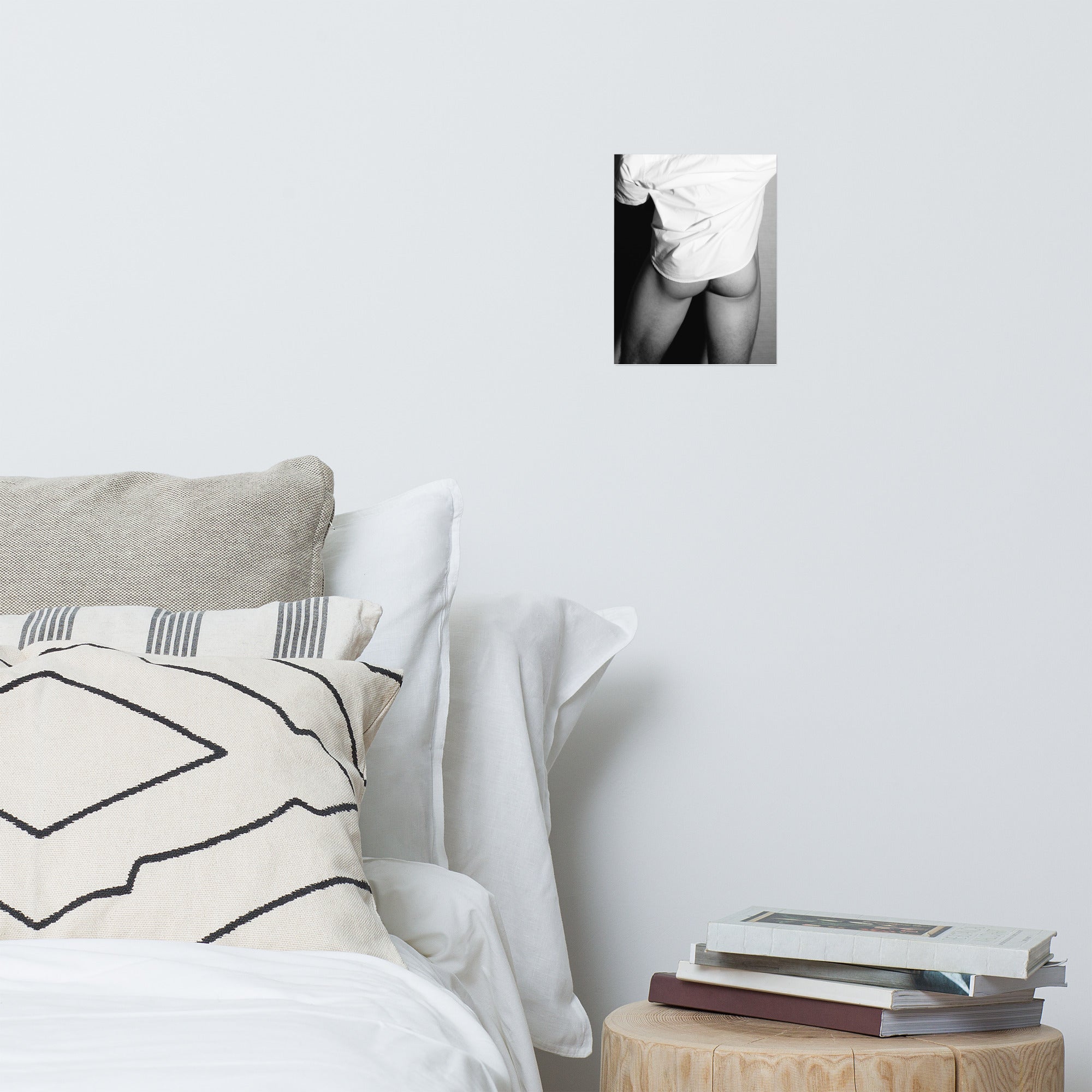 Nude Study: White Shirt (Poster)