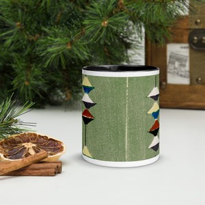 Mug with Furuya Korin Design (Green)