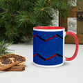 Mug with Furuya Korin Design (Blue)